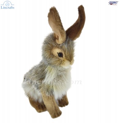 Soft Toy Jack Rabbit, Hare by Hansa (23cm) 3754