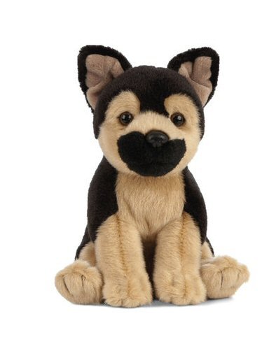 Soft Toy German Shepherd Puppy by Living Nature  (18cm)AN440