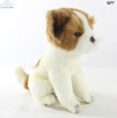 Soft Toy Dog Jack Russell by Hansa (15cm) 8419