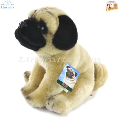 Soft Toy Pug Puppy Dog by Faithful Friends (23cm)H FPUG03