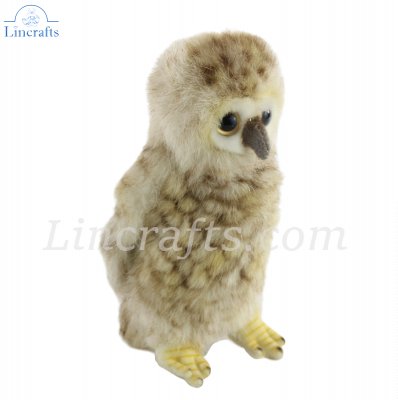 Soft Toy Bird of Prey, Screech Owl by Hansa (12cm) 5806