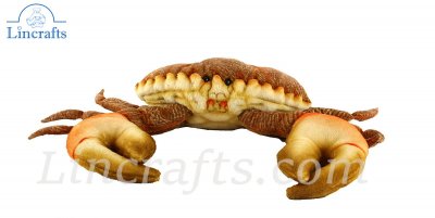Soft Toy Sea Creature Orange Crab by Hansa (35cmL) 6312