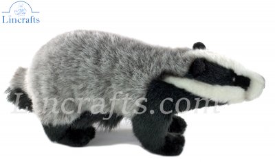 Soft Toy Badger by Hansa (30cm) 3483