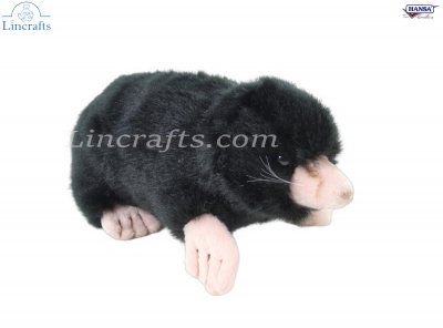 Soft Toy Black Mole by Hansa (22cm) 3072