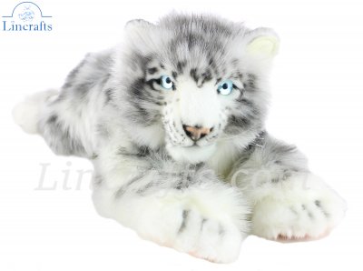 Soft Toy White Tiger Cub By Hansa (54cm) 4675