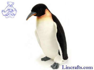 Soft Toy Bird, Emperor Penguin by Hansa (24cm) 3159