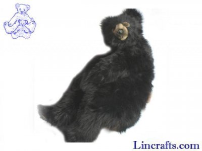 Soft Toy Bear black by Hansa (70cm) 4697