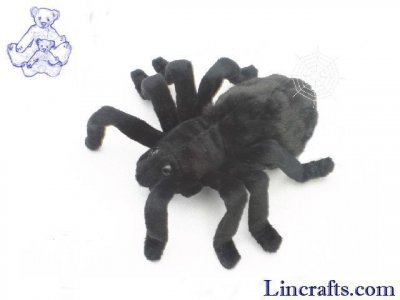 Soft Toy Tarantula Black by Hansa (19cm) 4729