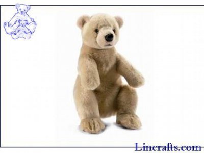 Soft Toy Beige Bear by Hansa (36cm) 4735
