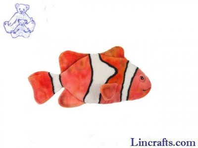 Soft Toy Fish Clownfish by Hansa (32cm) 5078