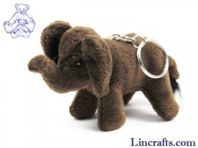 Soft Toy Elephant Keyring by Hansa (10cm) 5507