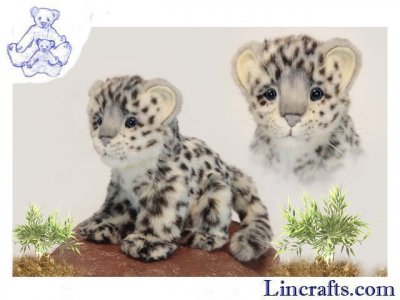 Soft Toy Wildcat, Snow Leopard by Hansa (18cm) 6356