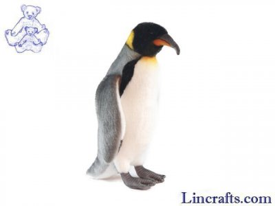 Soft Toy Bird, King Penguin by Hansa (30cm) 6973