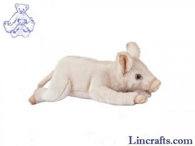 Soft Toy Pig, Piglet by Hansa (22cm.L) 7023