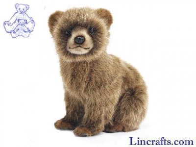 Soft Toy Brown Bear Cub by Hansa (24cm) 7037