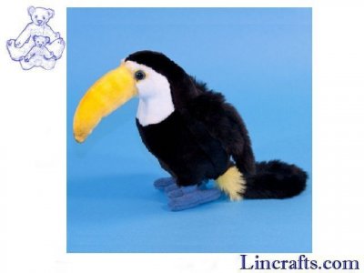 Soft Toy Bird, Toucan by Dowman Soft Touch (21cm) RA917