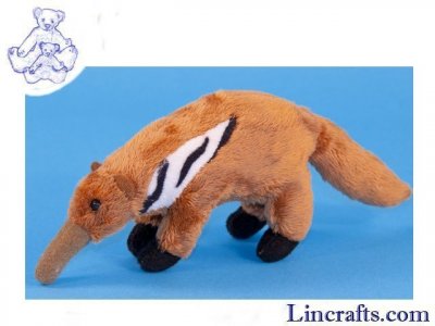 Soft Toy Mini Anteater by Dowman Soft Touch (16cm) RA951