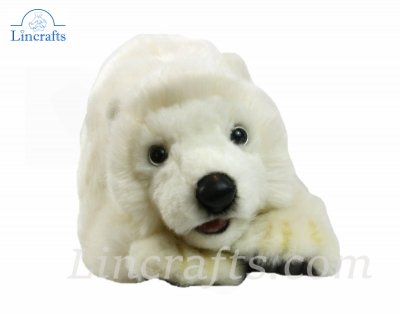 Soft Toy Polar Bear Cub Floppy by Hansa (48 cm.L) 6671