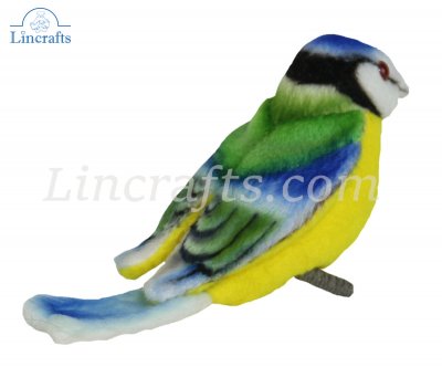 Soft Toy Countryside Bird, Blue Tit by Hansa (10cm) 6922