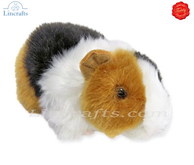 Plush Soft Toy Guinea Pig tricolour by Teddy Hermann (20 cm) 92640