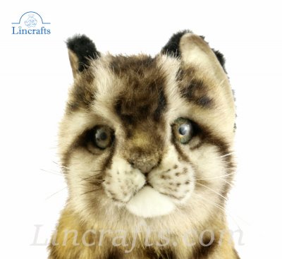 Soft Toy Wildcat, Leopard Cat Shihu by Hansa (20cm) 7739