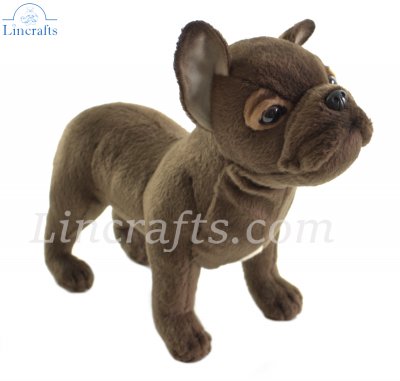 Soft Toy Dog, French Bulldog by Hansa (26cm.L) 6594