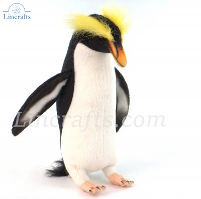 Soft Toy Bird, Snares (Crested) Penguin by Hansa (22cm) 7096