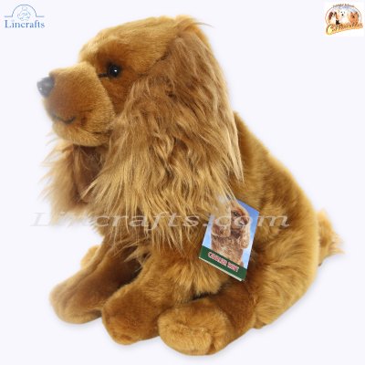 Soft Toy King Charles Cavalier Spaniel, Ruby, by Faithful Friends (23cm)H FRCAV03