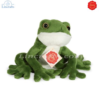 Plush Soft Toy Frog by Teddy Hermann (15 cm) 92020