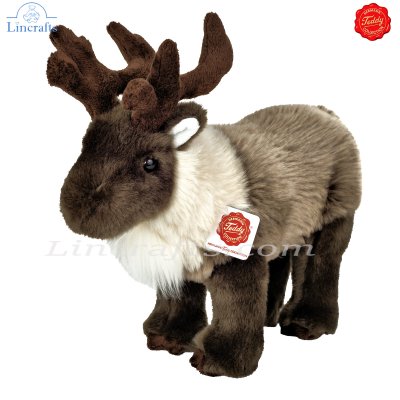 Plush Soft Toy Reindeer by Teddy Hermann (32 cm) 90854