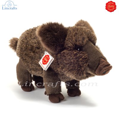 Plush Soft Toy Wild Boar by Teddy Hermann (30 cm) 90831