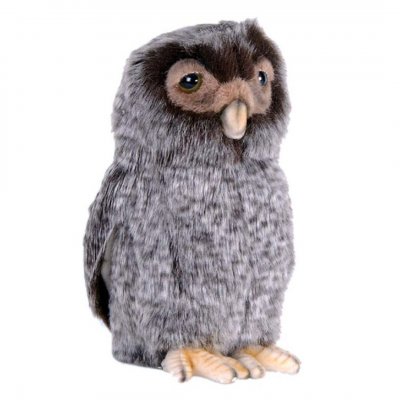 Soft Toy Bird of Prey, Tawny Owl by Hansa (27cm) 3076