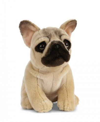 Soft Toy French Bulldog by Living Nature (23cm) AN452