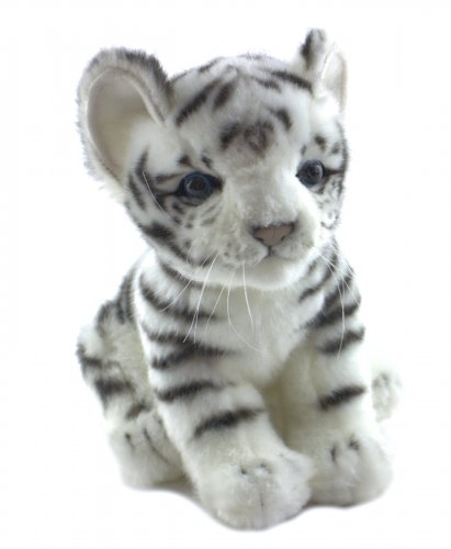Soft Toy White Tiger Cub by Hansa (17cm) 7287