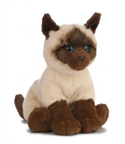 Soft Toy Siamese Cat by Living Nature (20cm) AN483