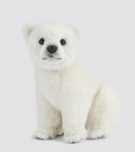 Soft Toy Polar Bear Cub by Hansa (24cm) 7042