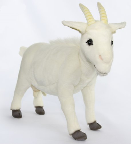 Soft Toy White Goat by Hansa (48 cm.L) 4152