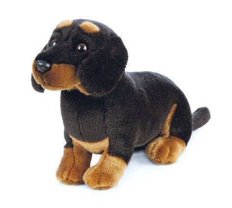 Soft Toy Dachshund by Living Nature (28cm) AN462