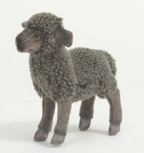Soft Toy Lamb Black by Hansa (17cm) 4561