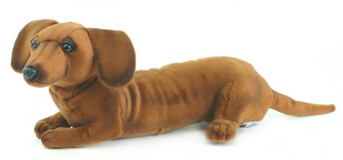 Soft Toy Dog, Dachshund by Hansa (30cm) 4002