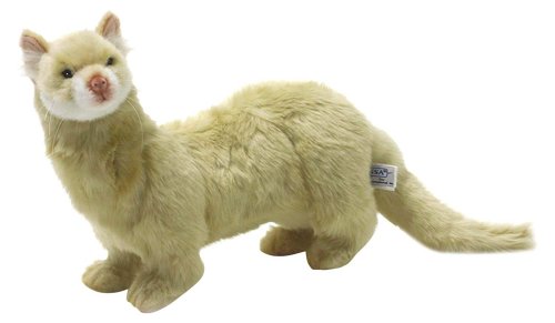 Soft Toy Cream Ferret by Hansa (40cm) 4555