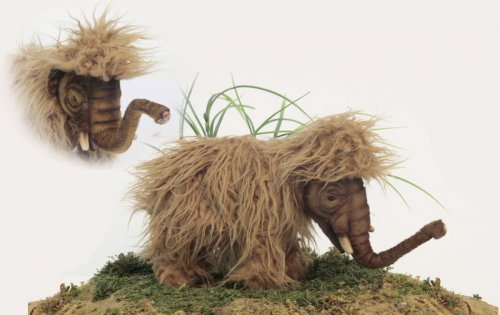 Soft Toy Dinosaur, Mammoth Baby by Hansa (30cm) 5995