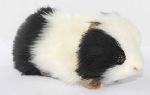 Soft Toy Guinea Pig. Black and White, by Hansa (19cm) 4592
