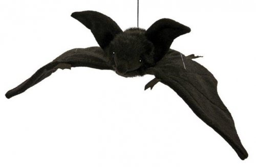 Soft Toy Black Bat by Hansa (37cm) 4793