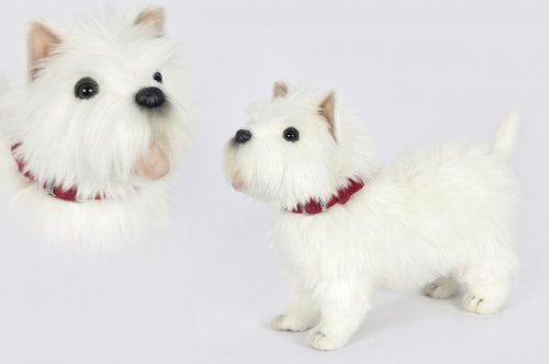 Soft Toy West Highland Terrier White by Hansa (35cm.L) 6844