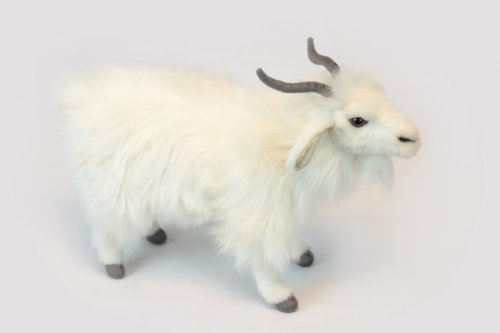 Soft Toy Turkish Angora Goat by Hansa (36cm L) 6486