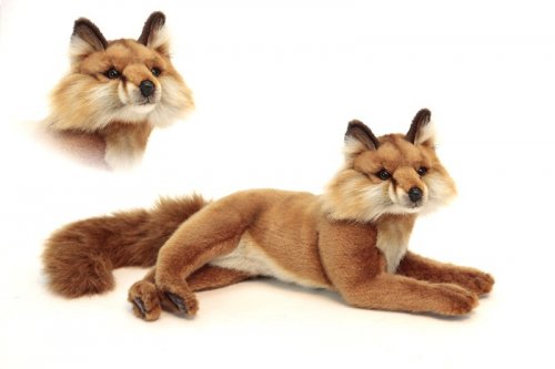 Soft Toy Red Fox by Hansa (40cmL) 6087