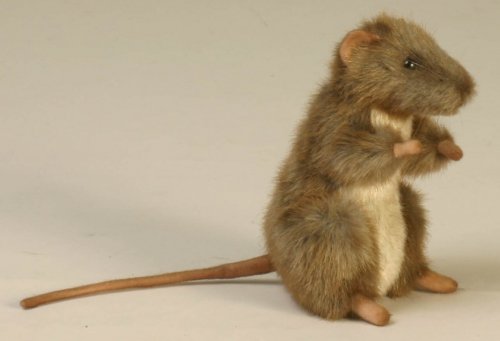 Soft Toy Rodent,Mouse by Hansa (15cm) 4953