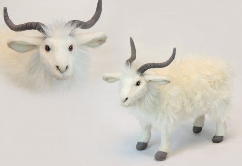 Soft Toy Turkish Angora Goat by Hansa (47cm.L) 6491