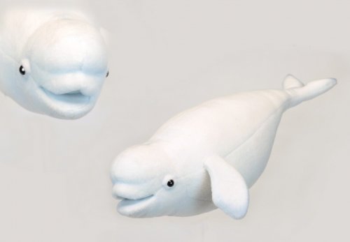 Soft Toy Sea Mamal, Beluga Whale by Hansa (42cm) 6626